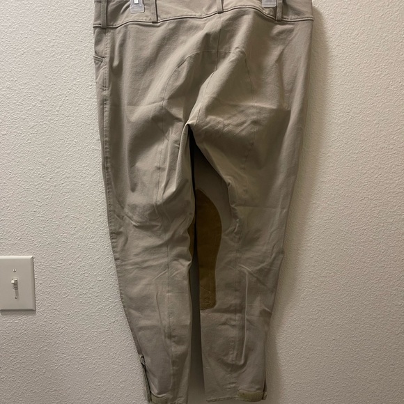 The Tailored Sportsman Beige Riding Jeans - Picture 3 of 5